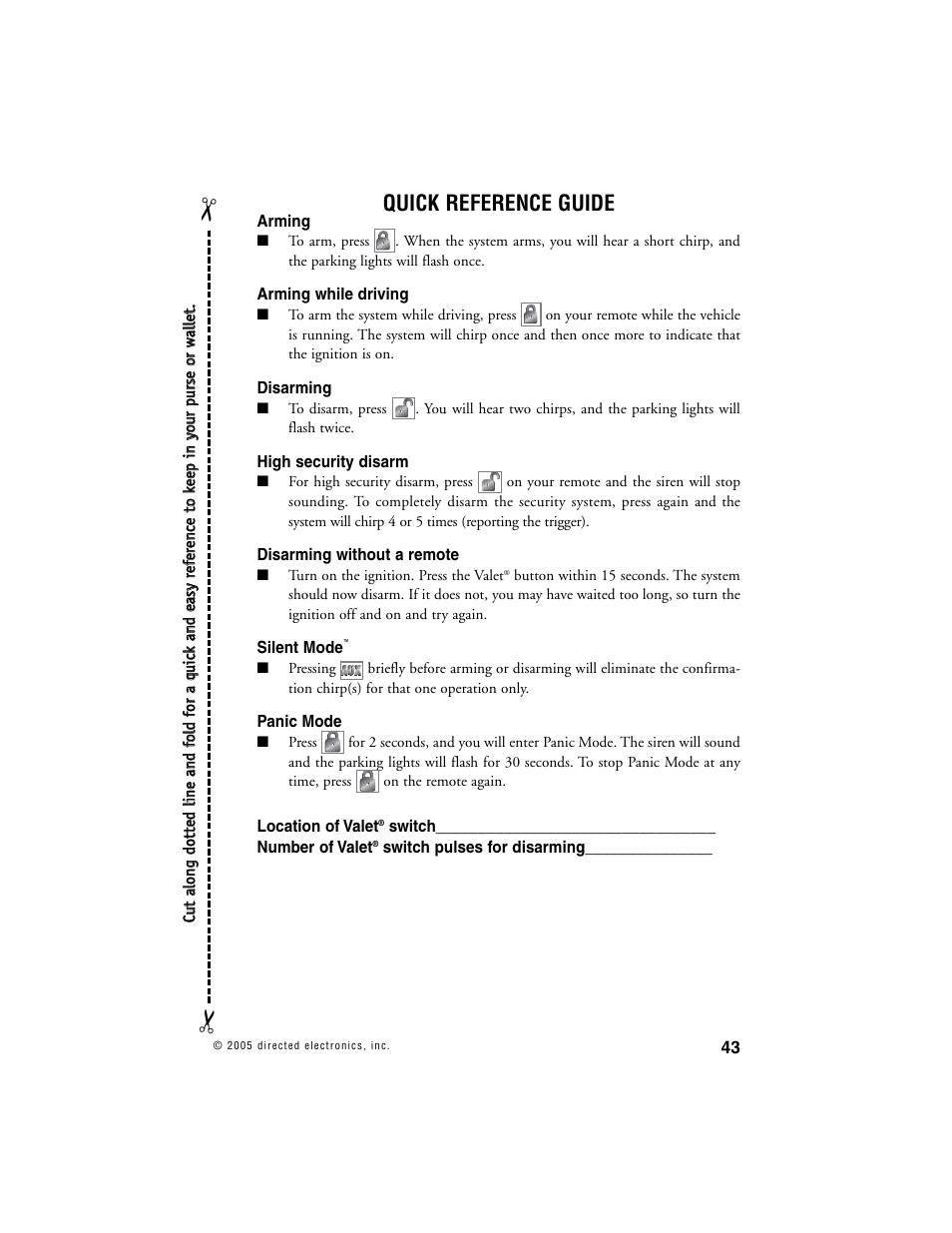 Quick reference guide | Clarion S660 User Manual | Page 46 / 47