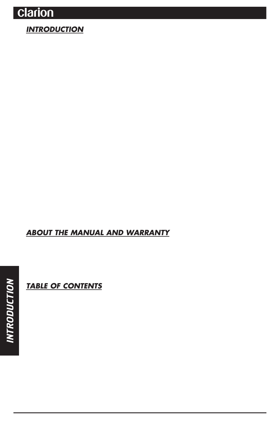 Put t itle here, Apx600.5 power system amplifier, Intr oduction | Clarion APX600.5 User Manual | Page 2 / 16