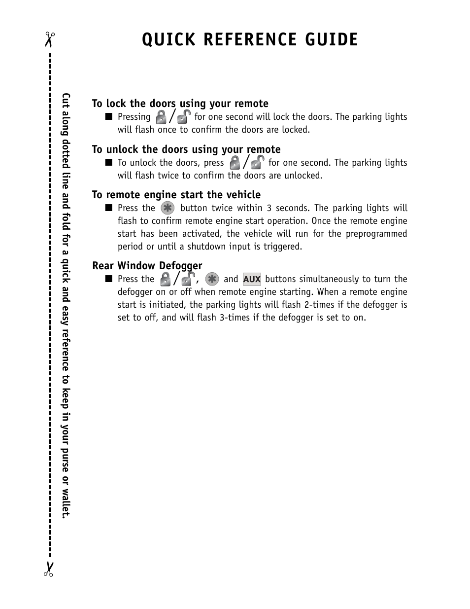 Quick reference guide | Clarion RS10 User Manual | Page 18 / 19