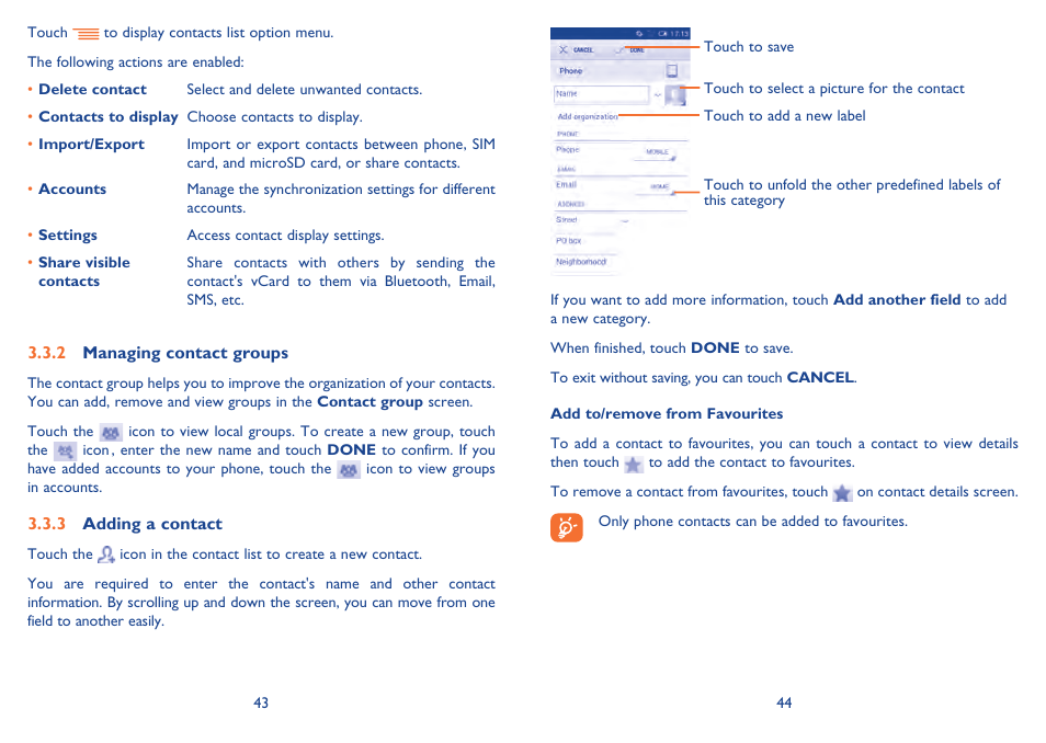 Alcatel Idol Mini User Manual | Page 23 / 72