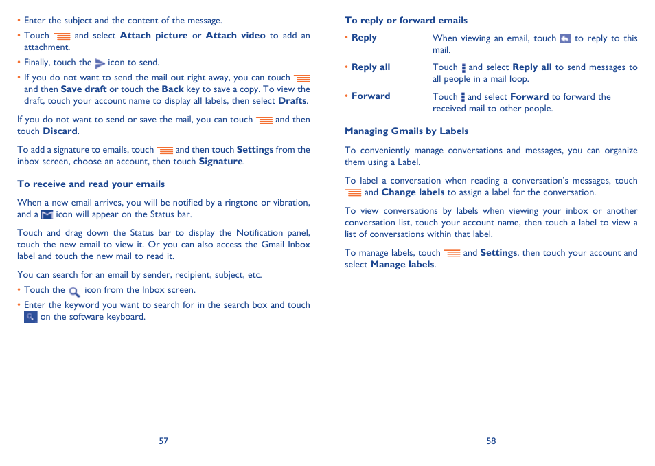 Alcatel Idol Mini User Manual | Page 30 / 72