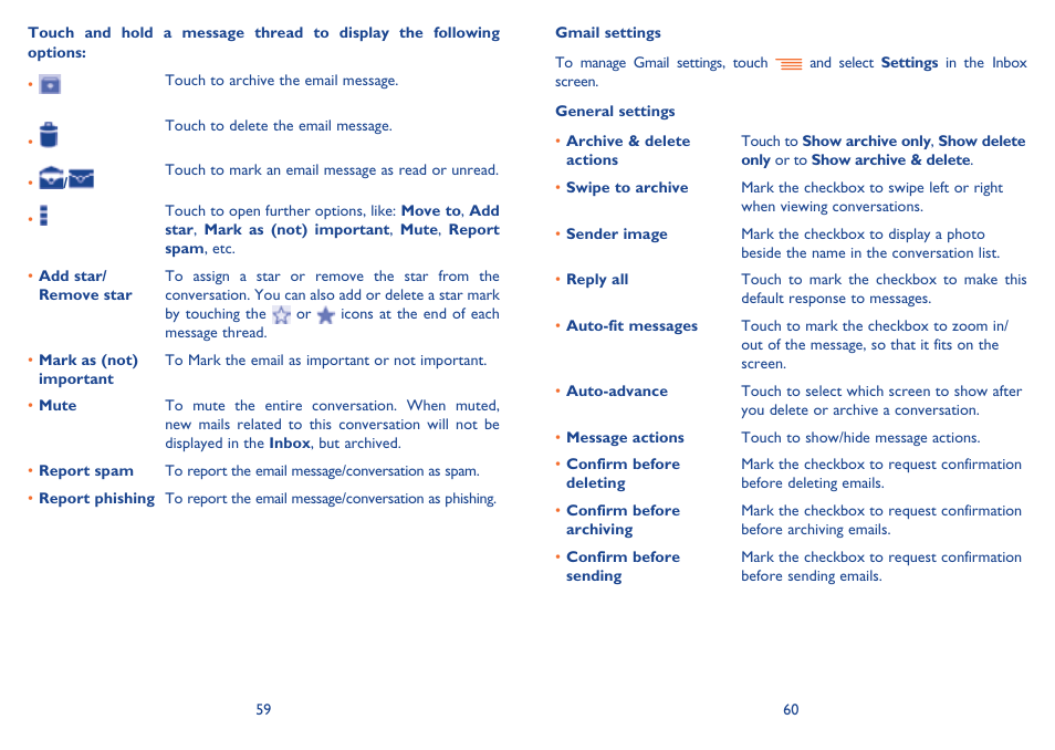 Alcatel Idol Mini User Manual | Page 31 / 72