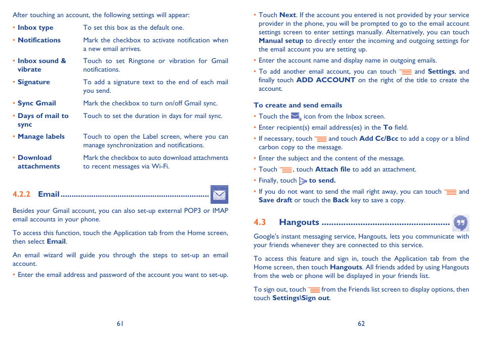 Alcatel Idol Mini User Manual | Page 32 / 72