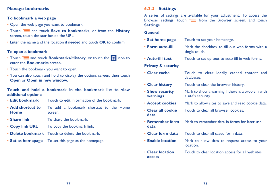 Alcatel Idol Mini User Manual | Page 40 / 72