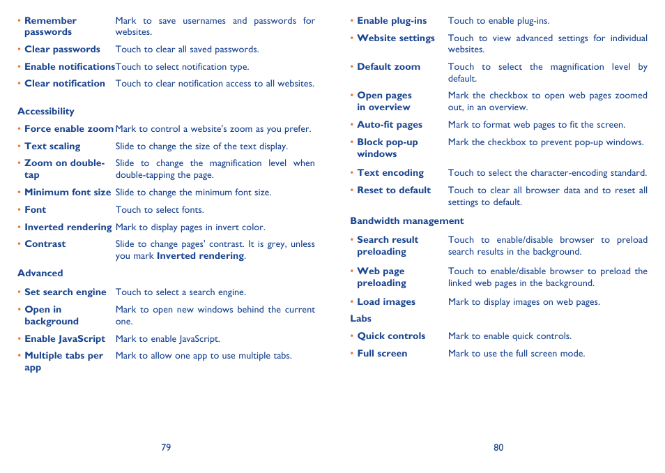 Alcatel Idol Mini User Manual | Page 41 / 72