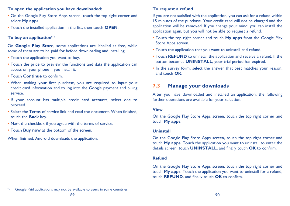 Alcatel Idol Mini User Manual | Page 46 / 72