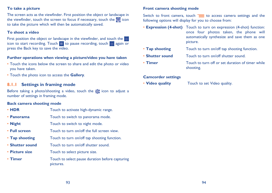 Alcatel Idol Mini User Manual | Page 48 / 72