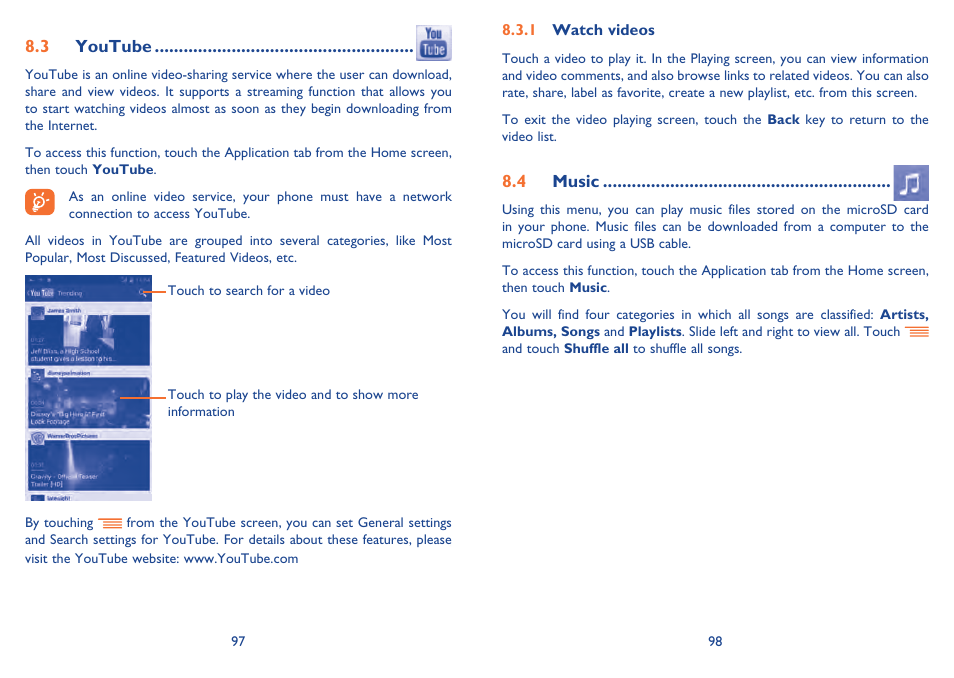Alcatel Idol Mini User Manual | Page 50 / 72