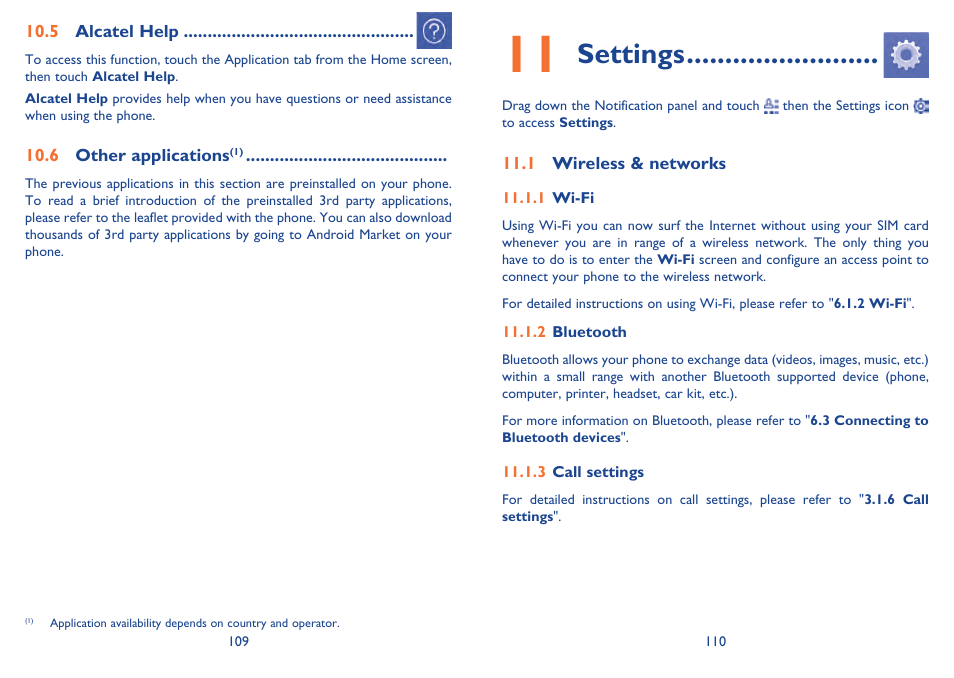 Settings | Alcatel Idol Mini User Manual | Page 56 / 72