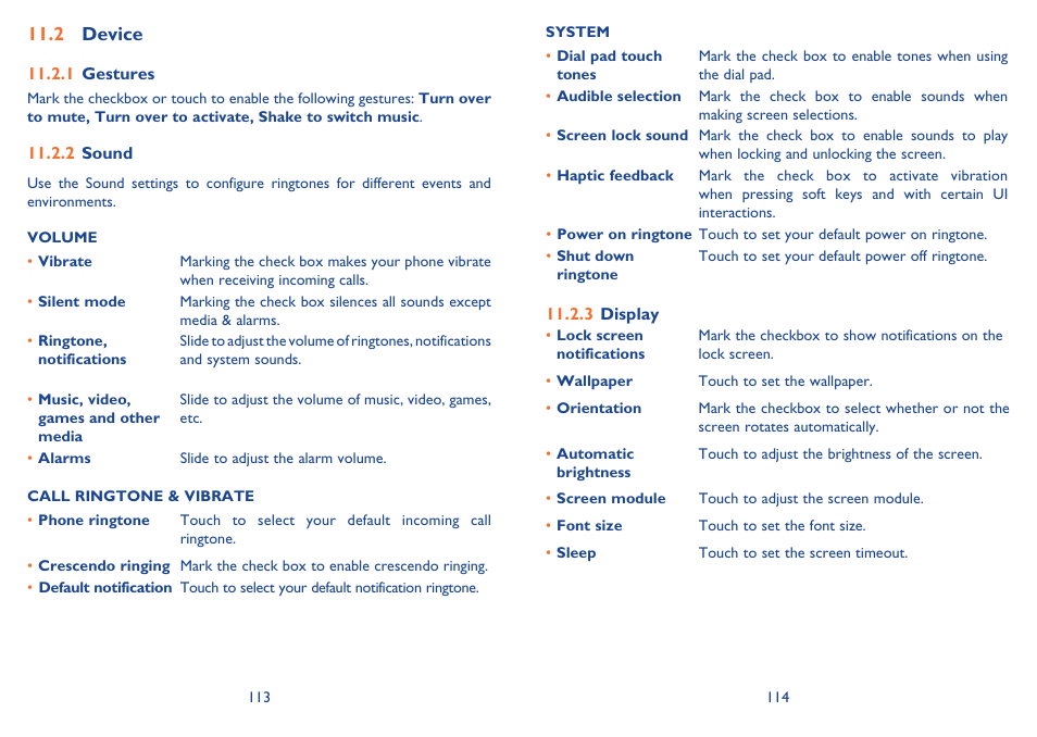 Alcatel Idol Mini User Manual | Page 58 / 72