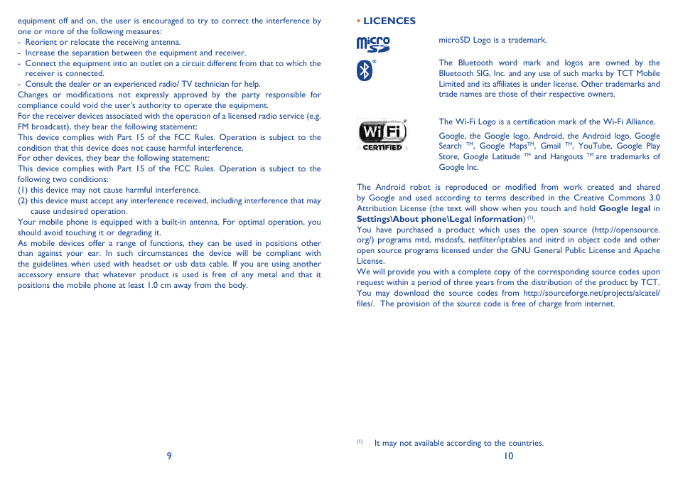 Alcatel Idol Mini User Manual | Page 6 / 72