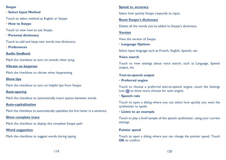 Alcatel Idol Mini User Manual | Page 61 / 72