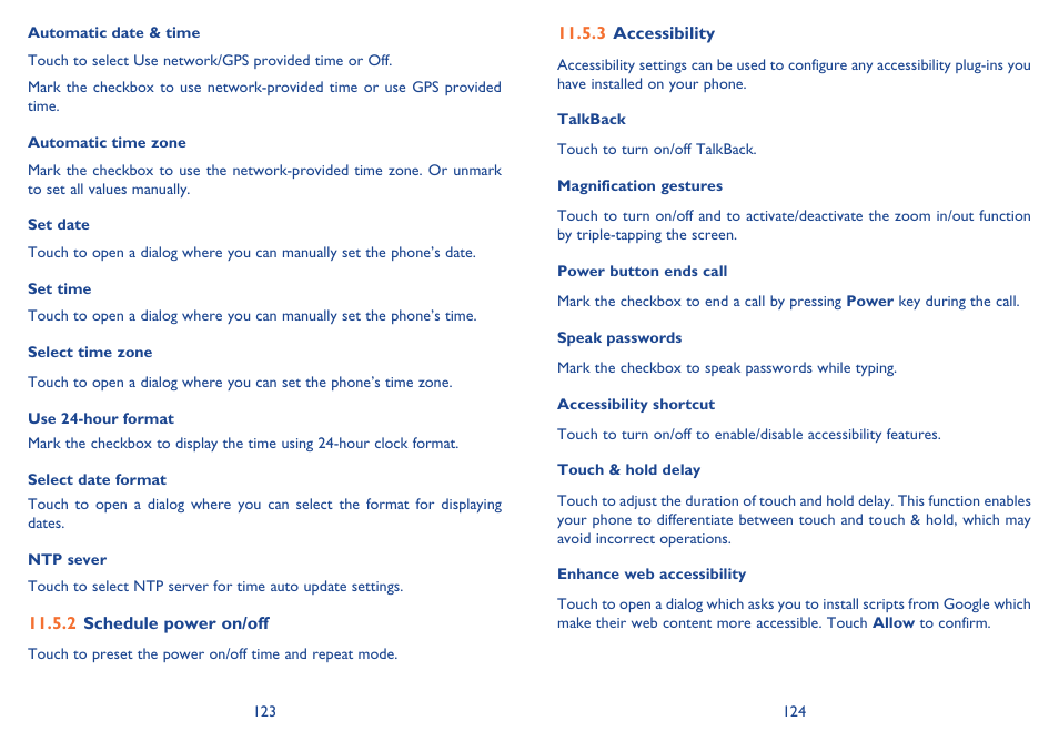 Alcatel Idol Mini User Manual | Page 63 / 72