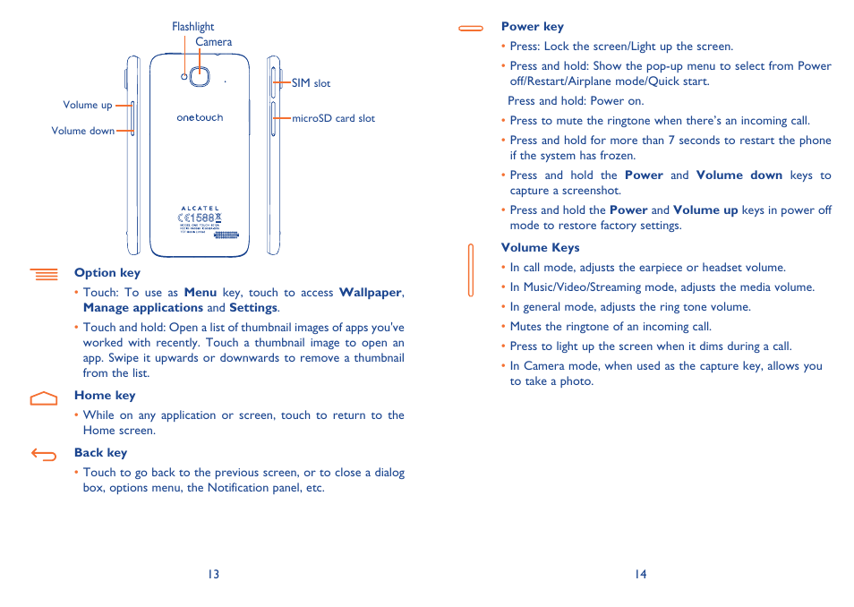 Alcatel Idol Mini User Manual | Page 8 / 72