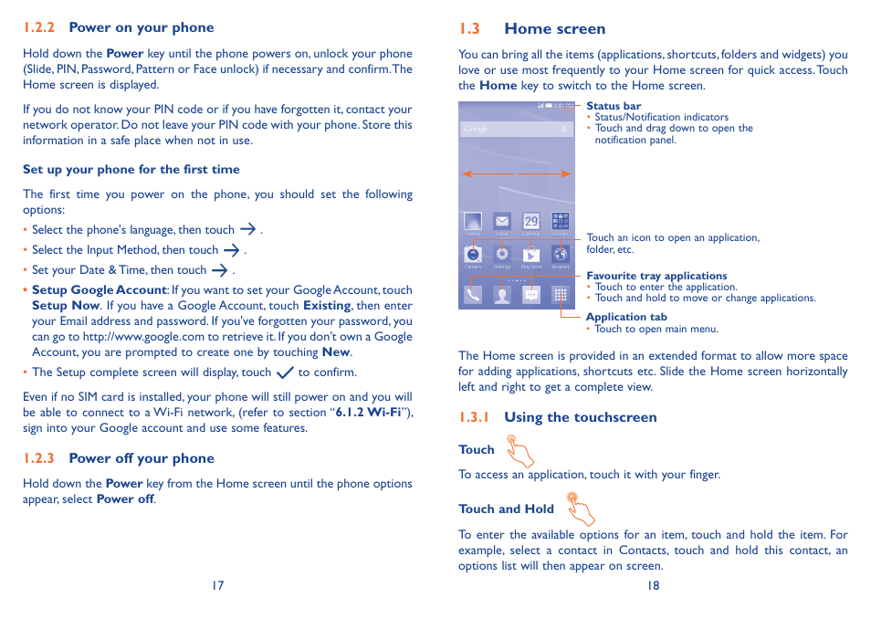 3 home screen | Alcatel Idol 2s User Manual | Page 10 / 70