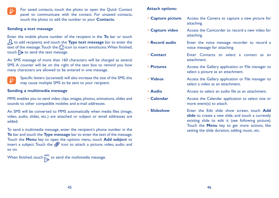 Alcatel Idol 2s User Manual | Page 24 / 70