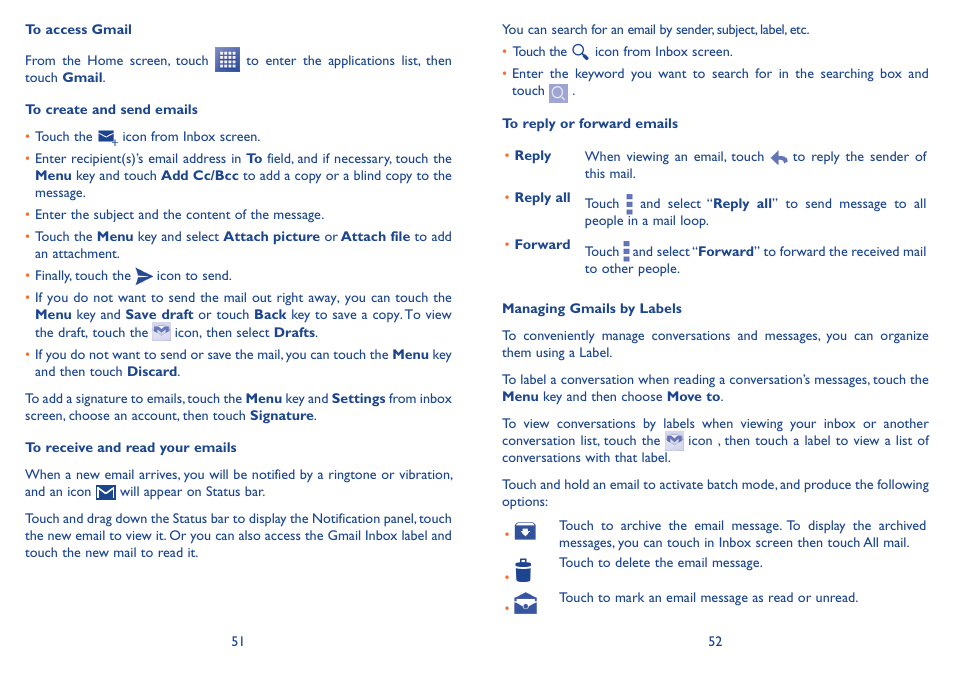 Alcatel Idol 2s User Manual | Page 27 / 70