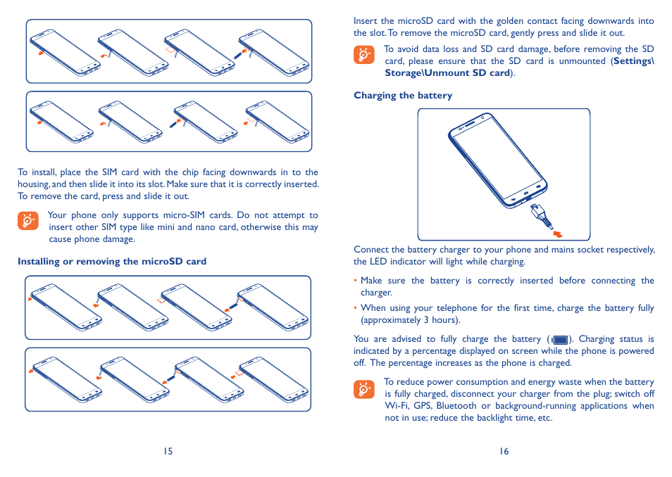 Alcatel Idol 2s User Manual | Page 9 / 70