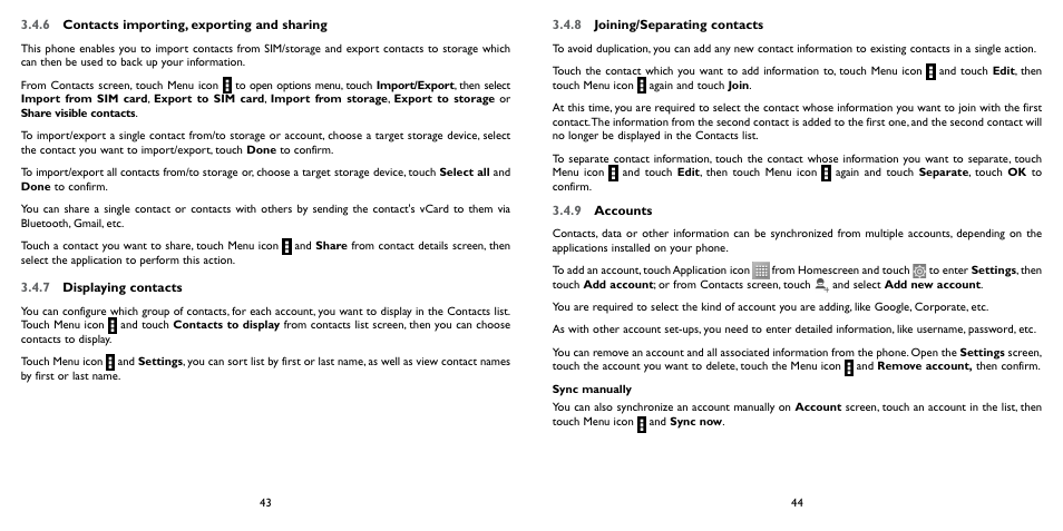 Alcatel ONE TOUCH Fierce 2 User Manual | Page 23 / 68