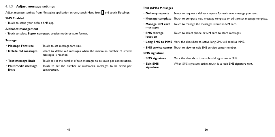 Alcatel ONE TOUCH Fierce 2 User Manual | Page 26 / 68