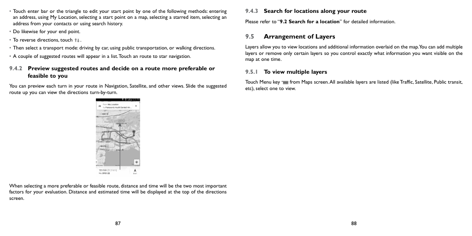 5 arrangement of layers | Alcatel ONE TOUCH Fierce 2 User Manual | Page 45 / 68