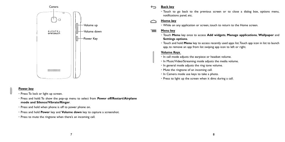 Alcatel ONE TOUCH Fierce 2 User Manual | Page 5 / 68