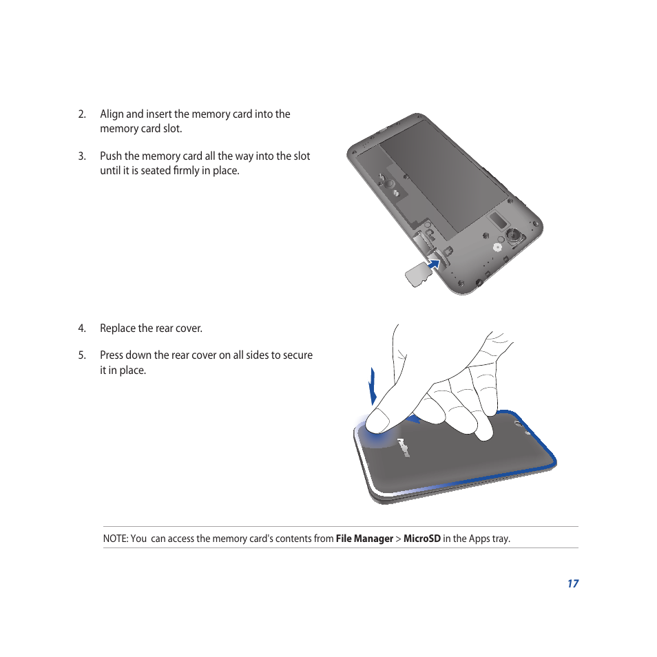 Asus PadFone X User Manual | Page 17 / 62