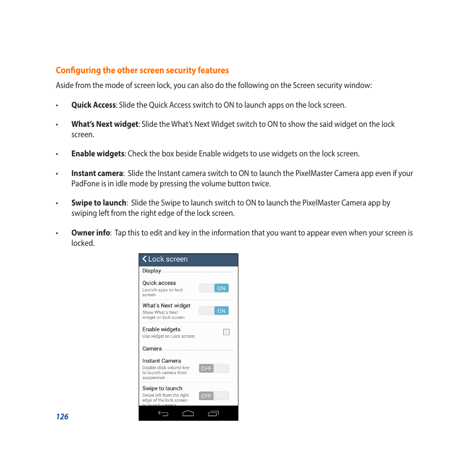 Asus Padfone X mini User Manual | Page 126 / 146