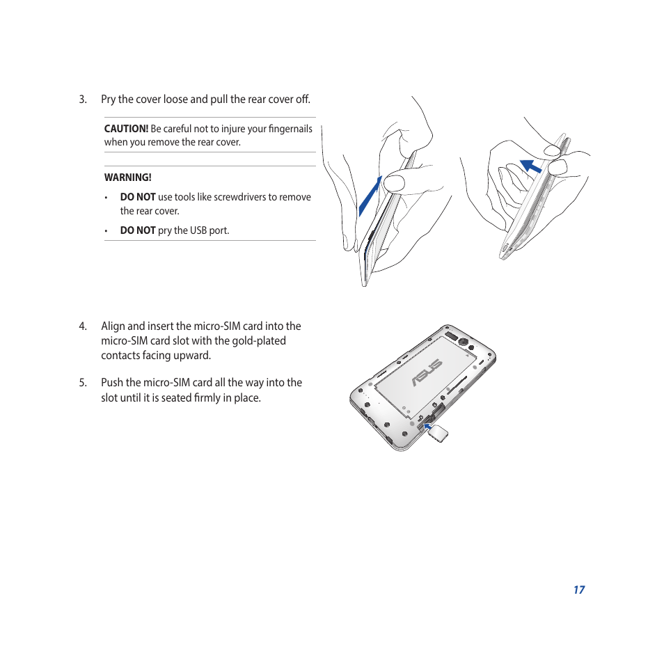 Asus Padfone X mini User Manual | Page 17 / 146