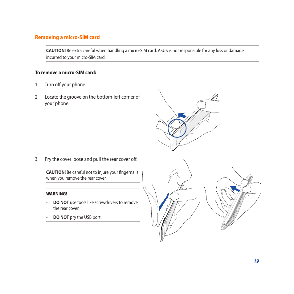 Asus Padfone X mini User Manual | Page 19 / 146