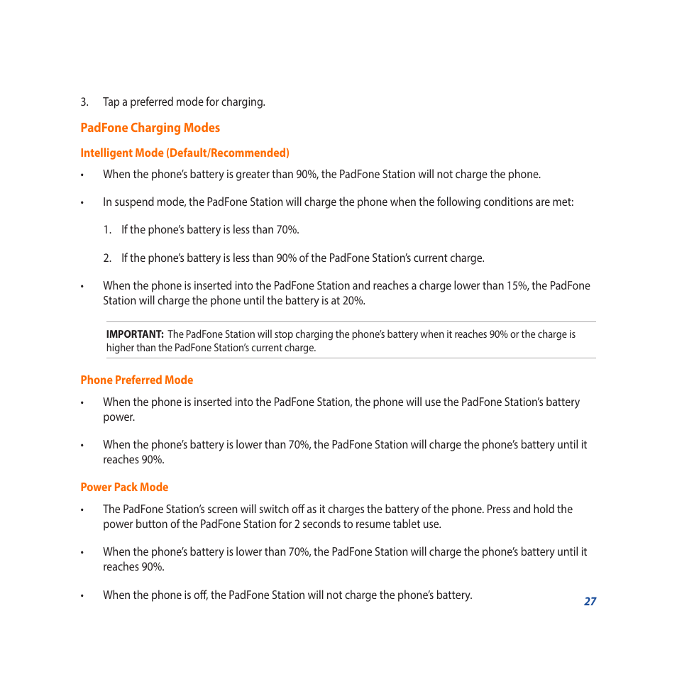 Asus Padfone X mini User Manual | Page 27 / 146