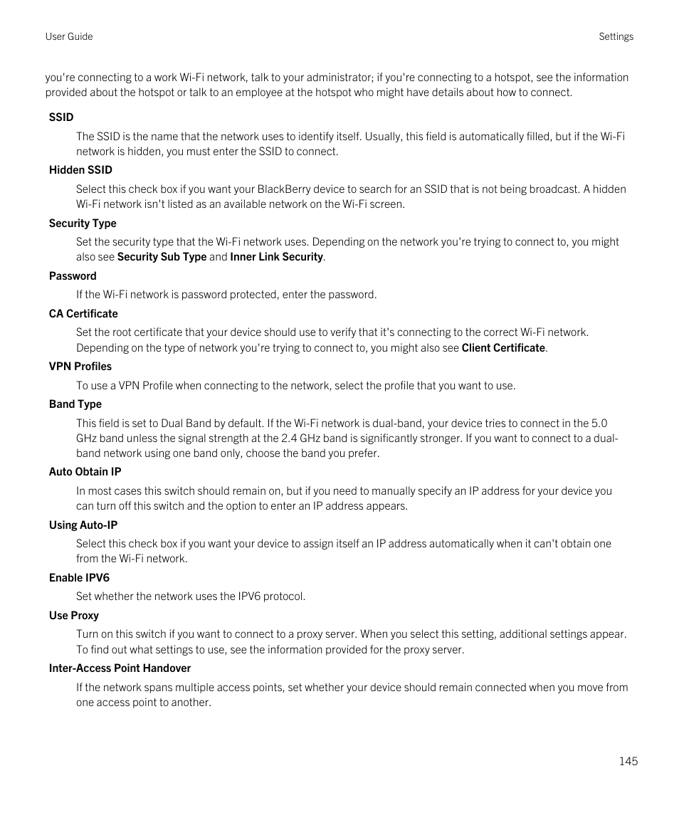 Blackberry Passport User Manual | Page 145 / 278