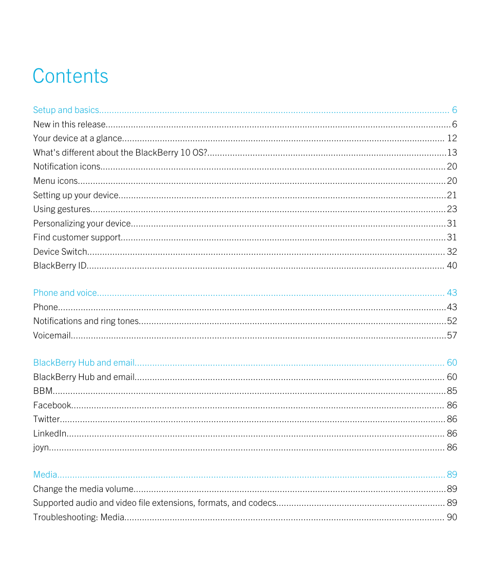 Blackberry Passport User Manual | Page 3 / 278