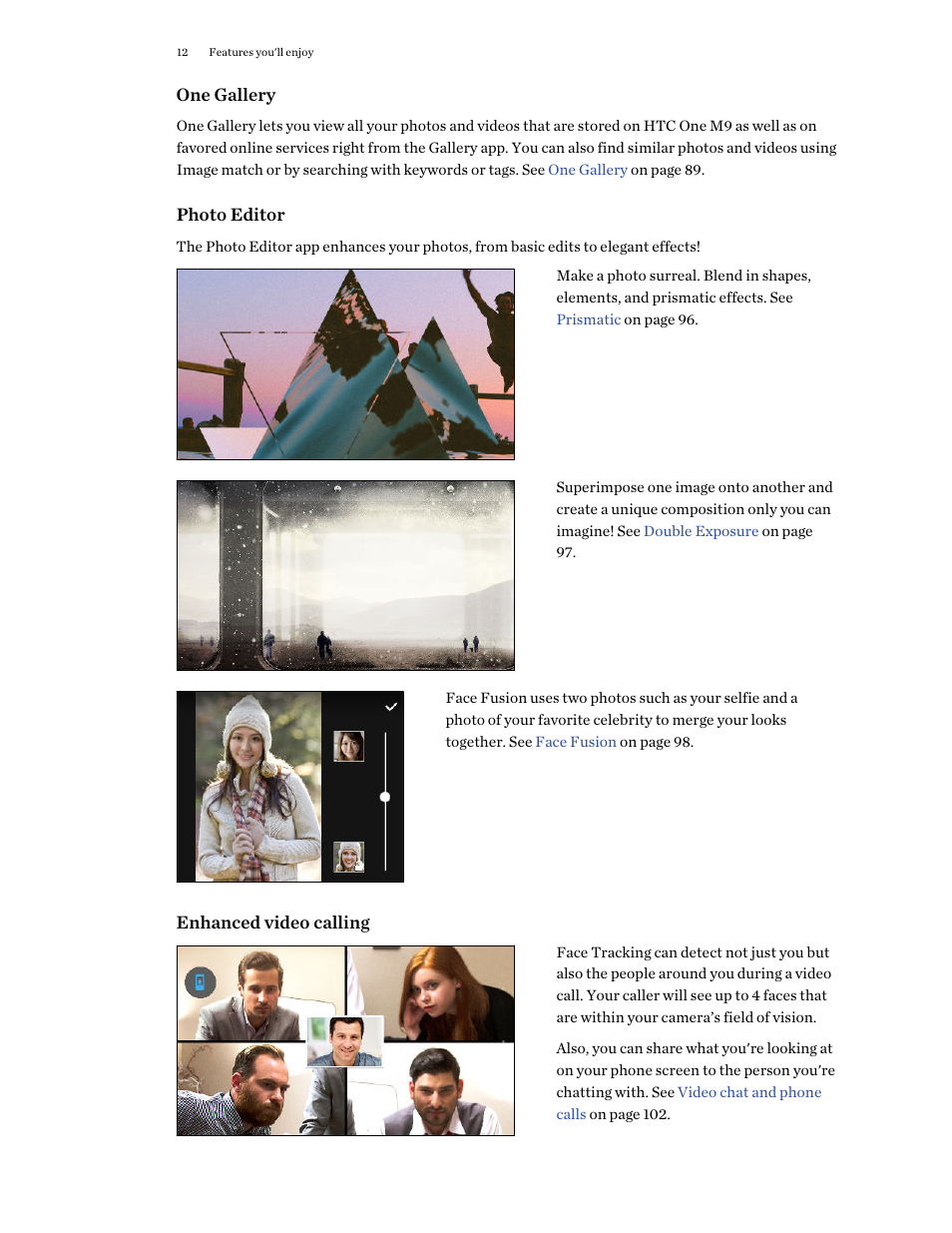 HTC One M9 User Manual | Page 12 / 197