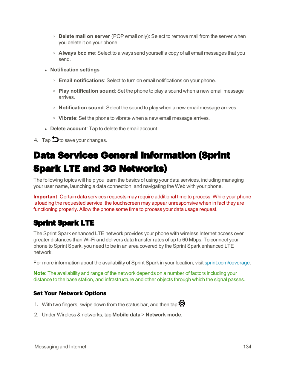 Sprint spark lte | HTC One M9 User Manual | Page 147 / 304