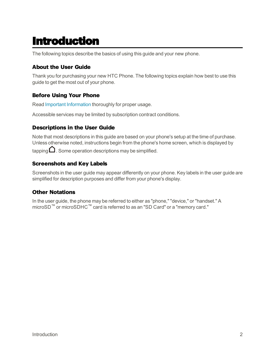 Introduction | HTC One M9 User Manual | Page 15 / 304