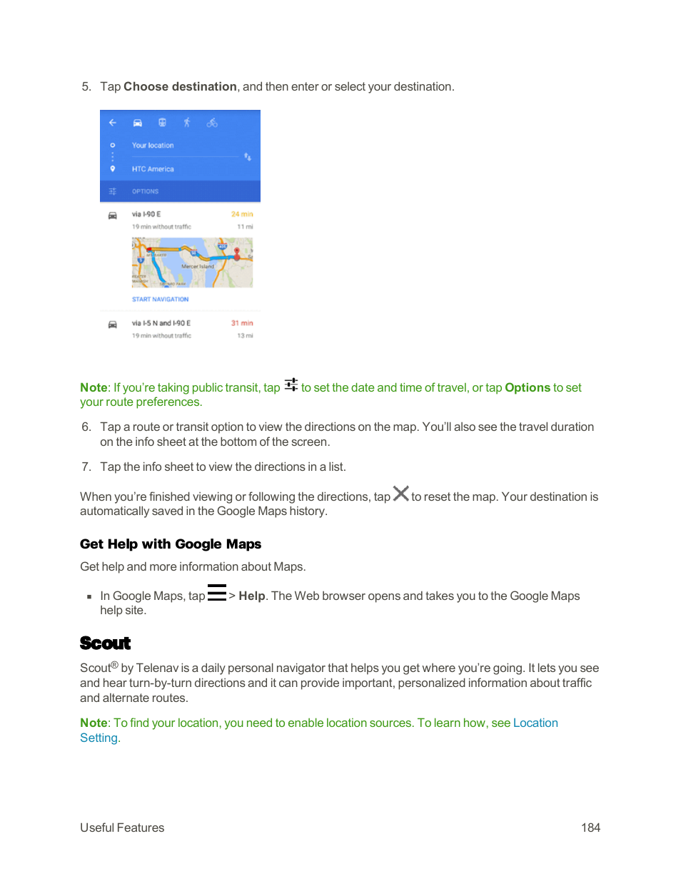 Scout | HTC One M9 User Manual | Page 197 / 304