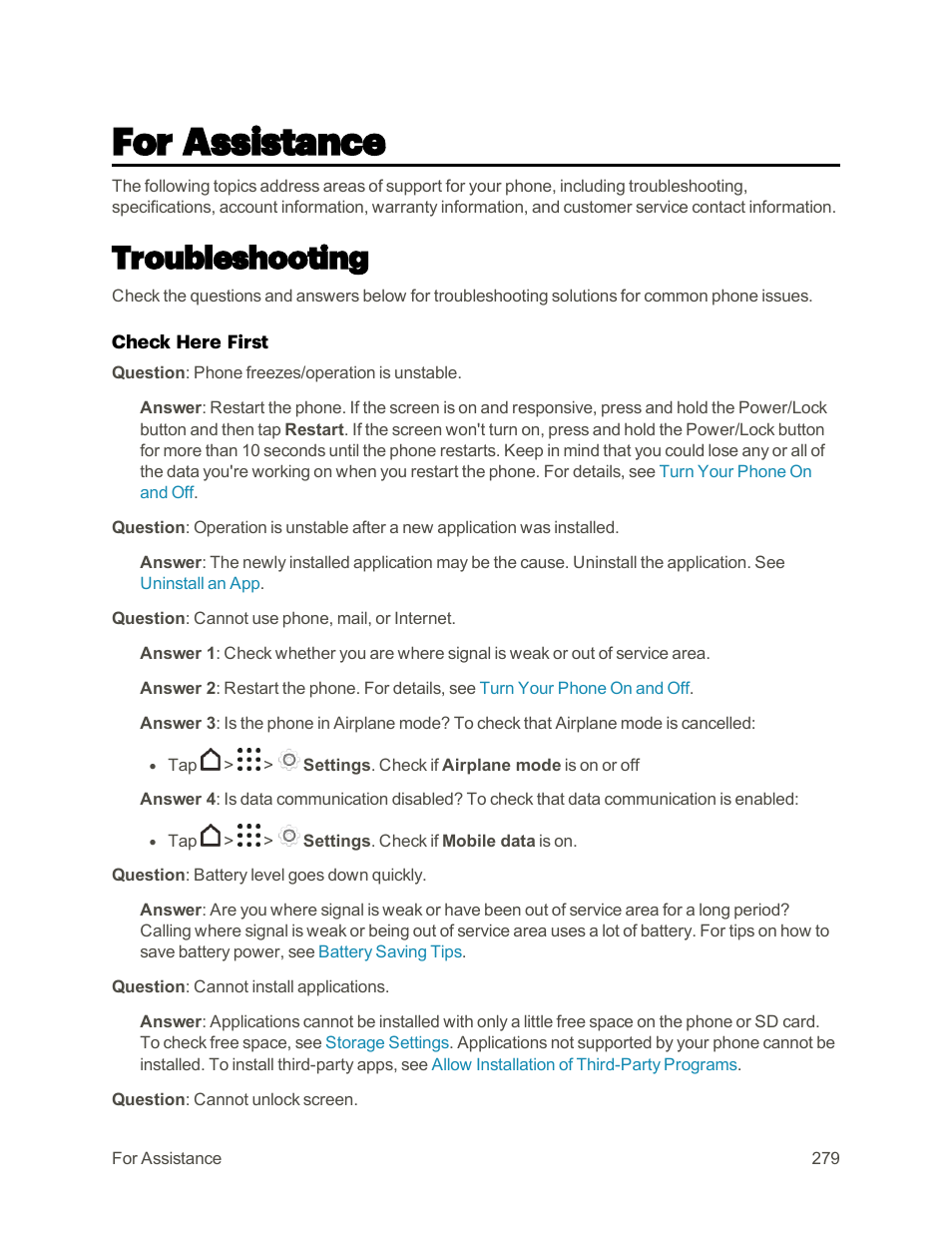 For assistance, Troubleshooting | HTC One M9 User Manual | Page 292 / 304