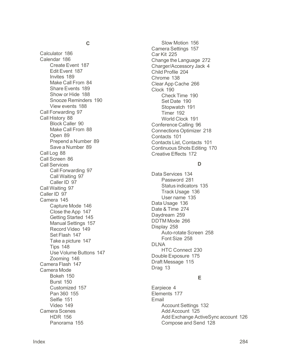 HTC One M9 User Manual | Page 297 / 304
