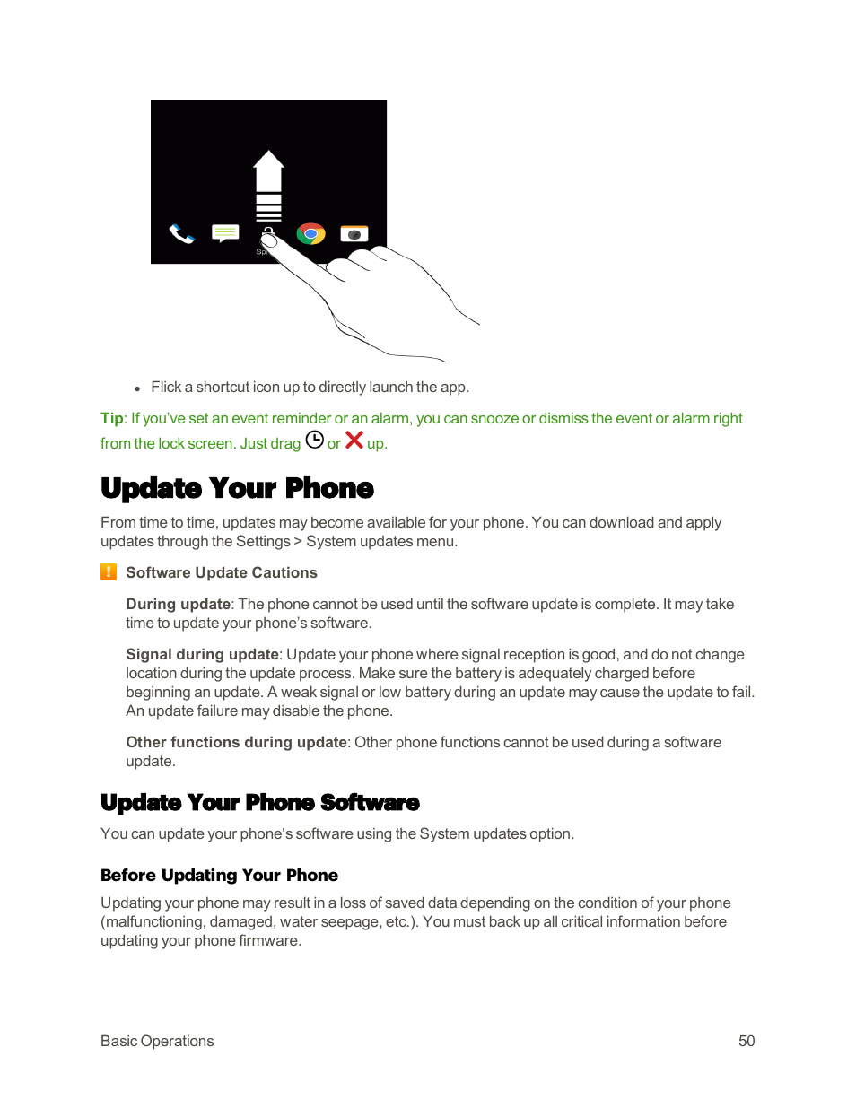 Update your phone, Update your phone software | HTC One M9 User Manual | Page 63 / 304