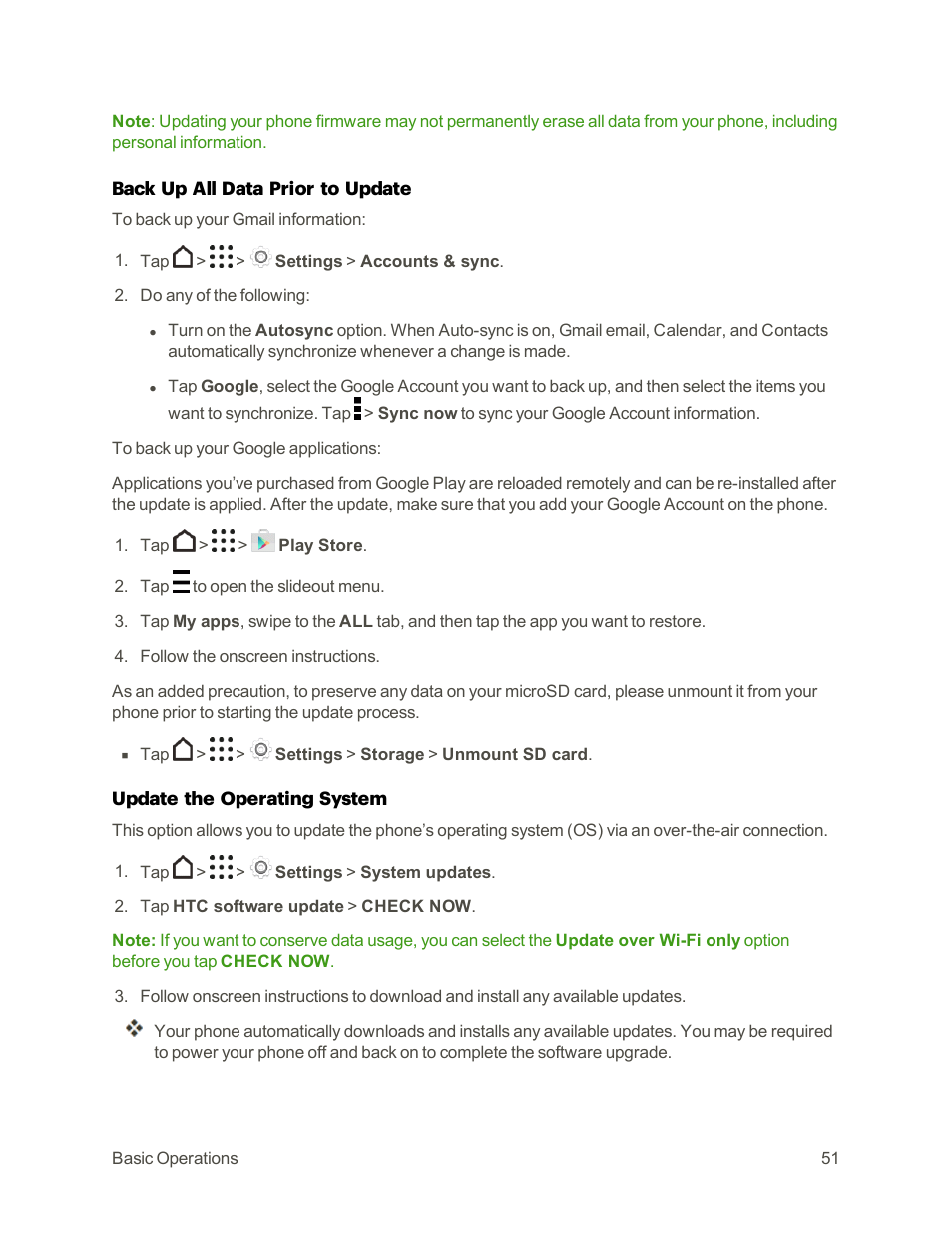 HTC One M9 User Manual | Page 64 / 304