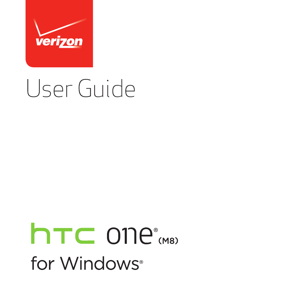 HTC One M8 for Windows User Manual | 204 pages