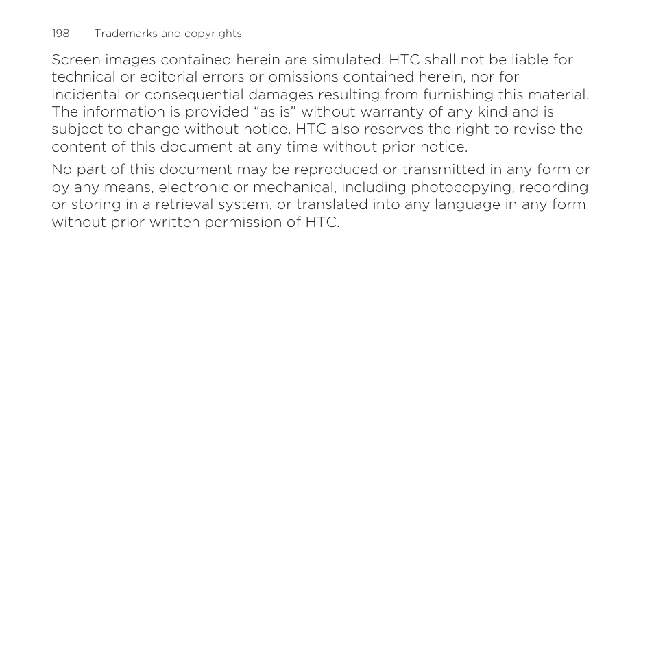 HTC One M8 for Windows User Manual | Page 198 / 204