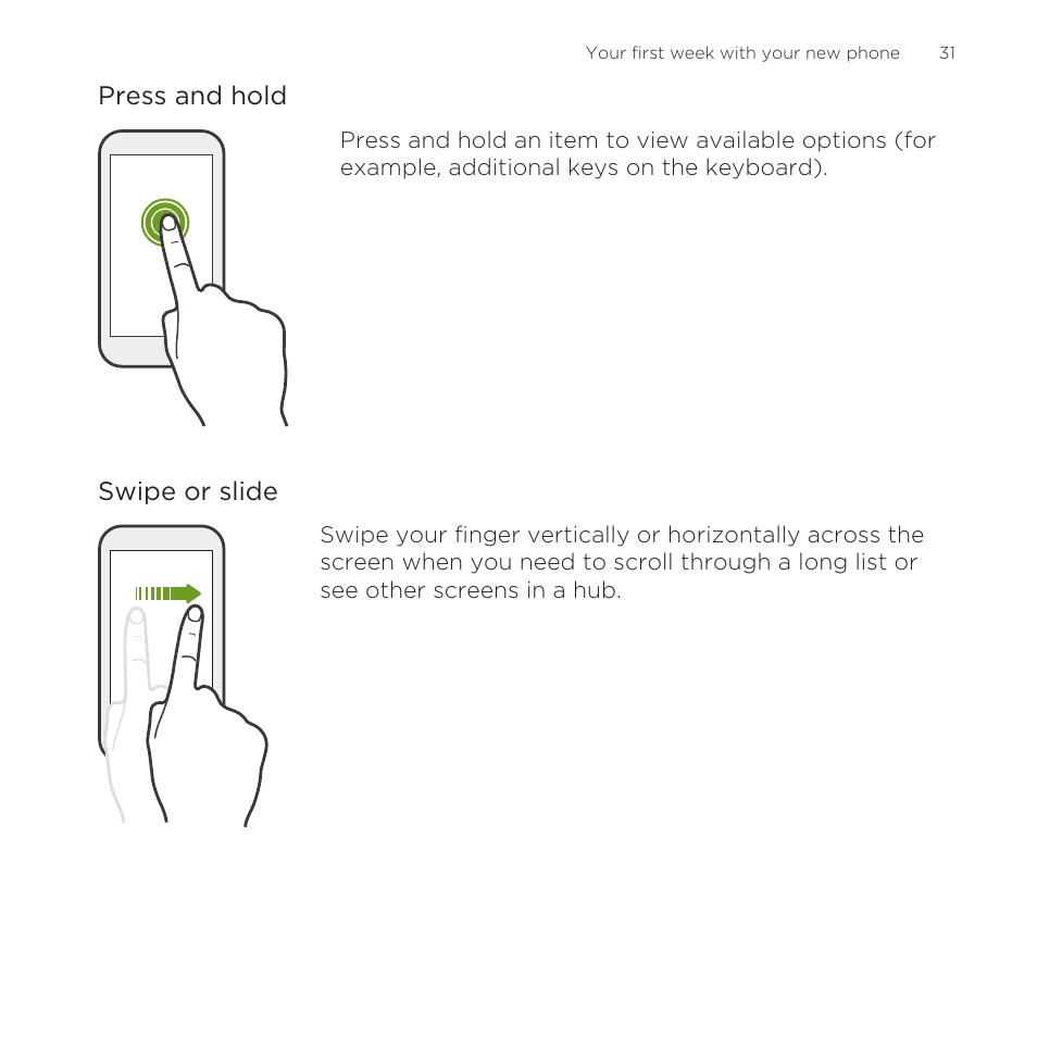 HTC One M8 for Windows User Manual | Page 31 / 204