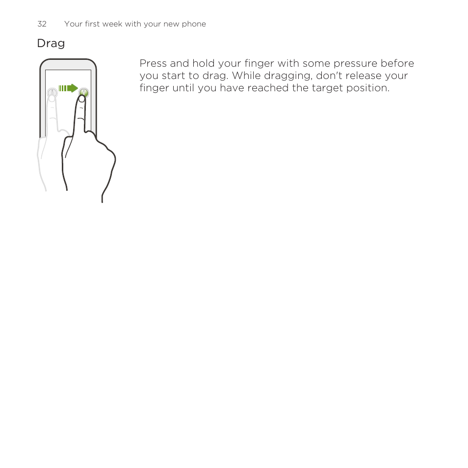 Drag | HTC One M8 for Windows User Manual | Page 32 / 204