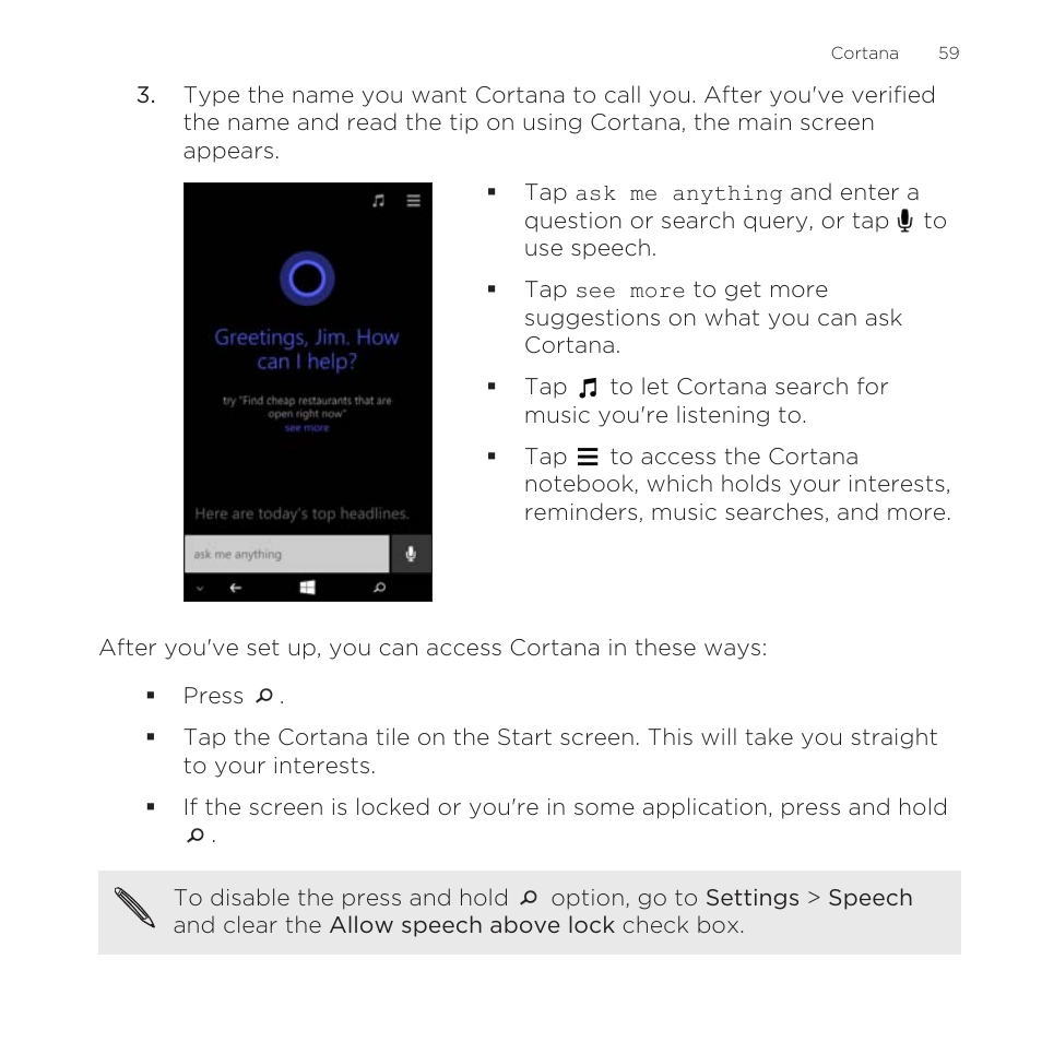HTC One M8 for Windows User Manual | Page 59 / 204
