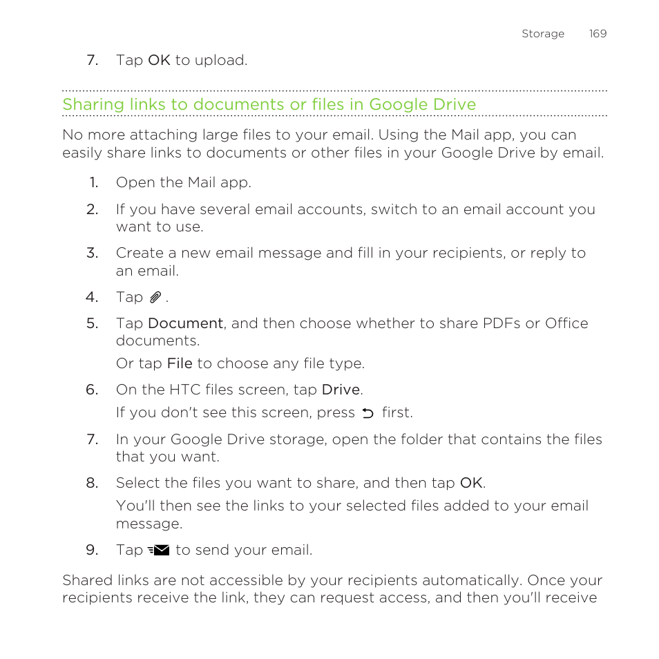 HTC One Remix User Manual | Page 169 / 285