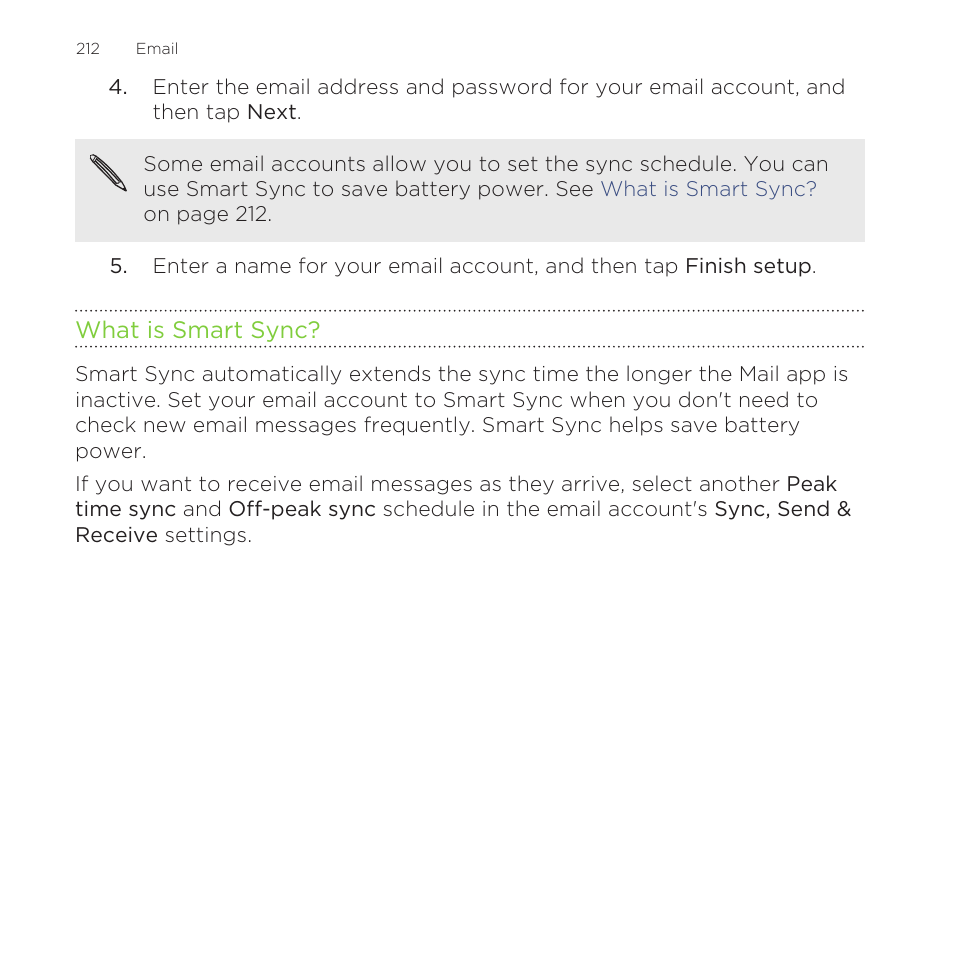 What is smart sync | HTC One Remix User Manual | Page 212 / 285