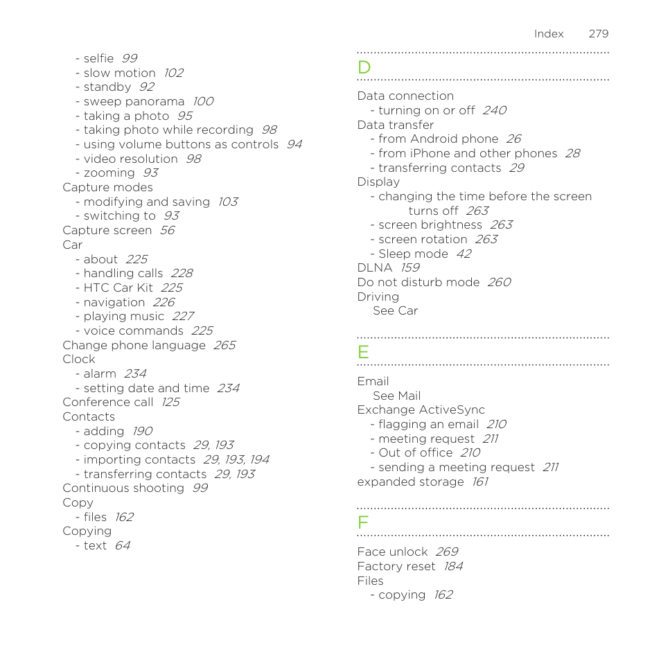 HTC One Remix User Manual | Page 279 / 285