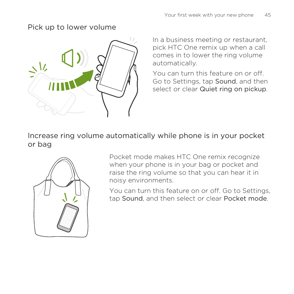 HTC One Remix User Manual | Page 45 / 285